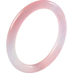 Buddha Stones Pink Crystal Love Warmth Bracelet Bangle