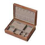 Buddha Stones Vintage Handmade Black Walnut Wood Jewelry Storage Box Wooden Gift Box