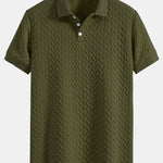 Geometric Jacquard Polo