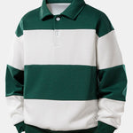 Relax Fit Color Block Polo sweatshirt