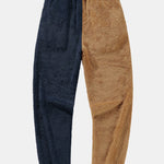 Color Block Teddy Hoodie & Color Block Teddy Jogger Pants