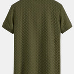 Geometric Jacquard Polo