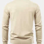 Stripe Mock Neck Sweater