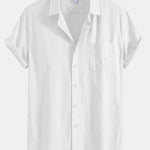 Linen Pocket Button Up Shirt
