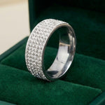 Pavelli Crystal Band Ring