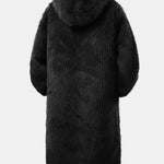 Faux Fur Hooded Overcoat