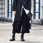Irregular Multi-layer Loose Casual Hakama Pants