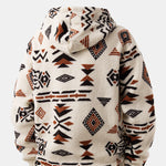 Aztec Print Teddy Hoodie & Jogging Pants