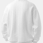 Relax Fit 2-in-1 Twist Jacquard Sweatshirt