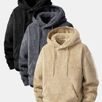 3 Pieces Basic Teddy Hoodies