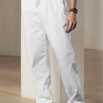 Straight Leg Linen Pants