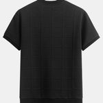 Twisted Squares Jacquard T-Shirt