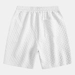 3 Pieces Geometric Jacquard Shorts