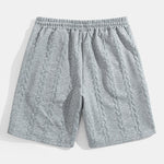 Relax Fit Mid-Length Sleeve Twist Jacquard T-Shirt & Shorts