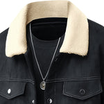 Teddy Lined Suede Jacket