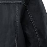 Teddy Lined Suede Jacket