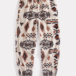 Aztec Print Teddy Hoodie & Jogging Pants