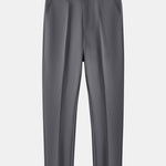 Striped Gradient Knitted Polo Shirt & Slim Fit Tapered Trousers