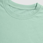 Men's solid color cotton basic round neck short-sleeved T-shirt