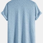 Animal Texture Terry Cuban Shirt & Straight Leg Linen Pants