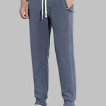 Men's Fleece-lined Thermal Drawstring Pocket Casual Pants