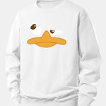 Duck Print Relax Fit Sweatshirt