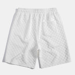 Sleeveless Checkerboard T-Shirt & Checkerboard Jacquard Shorts