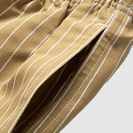 Men's striped inner mesh quick-drying beach shorts
