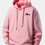 Letter Print Relax Fit Hoodie