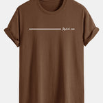 Regular Fit Stylish Stripe Print Cotton T-Shirt