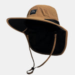 Breathable Quick Dry Sun Hat With Neck Hood - Perfect For Fishing, Camping And Outdoor Activities