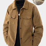 Teddy Lined Pocket Corduroy Jacket