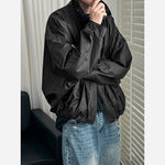 American Stand-up Collar Short Baseball Jacket