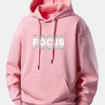 Focus Print Relax Fit Hoodie