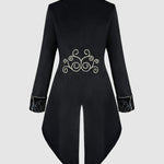 Men's Vintage Punk Medieval Long Tailed Coat
