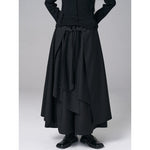 Multi-layered Fake Two-piece Wide-leg Culottes