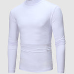 Unisex Solid Color Lightweight Fleece Skin-friendly Basic Pullover T-shirt