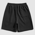Mens Geometric Retro Jacquard Drawstring Shorts