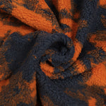 Men's Colorful Single Pocket Tie-Dye Fly Fluffy buttons Jacket