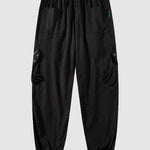 Men's multi-pocket drawstring cargo pants