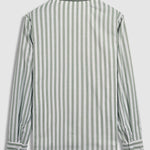 Men's Simple Striped Casual Long Sleeve Button-Down Shirt