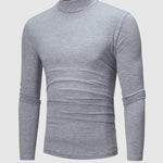 Unisex Solid Color Lightweight Fleece Skin-friendly Basic Pullover T-shirt