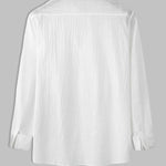 Men's Plain Basic Long Sleeve Shirt