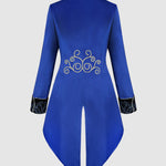 Men's Vintage Punk Medieval Long Tailed Coat
