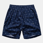 Anchor Print Drawstring Swim Shorts