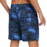 2 In 1 Palm Tree Print Swim Shorts