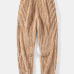 Relax Fit Stripe Kangaroo Pocket Teddy Hoodie & Jogger Pants