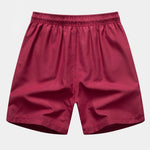 Solid Drawstring Swim Shorts