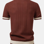 Textured Knitted T-Shirt