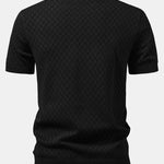 Diamond Crochet Knitted T-Shirt